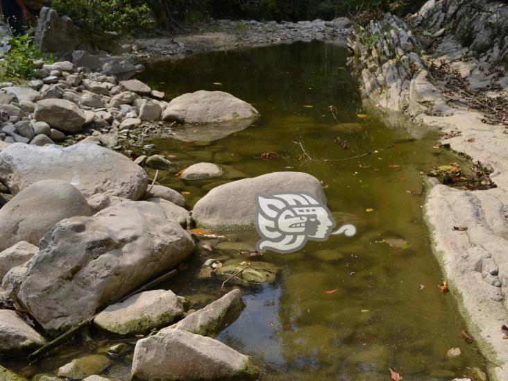 Se seca arroyo que dota de agua a municipios del Totonacapan