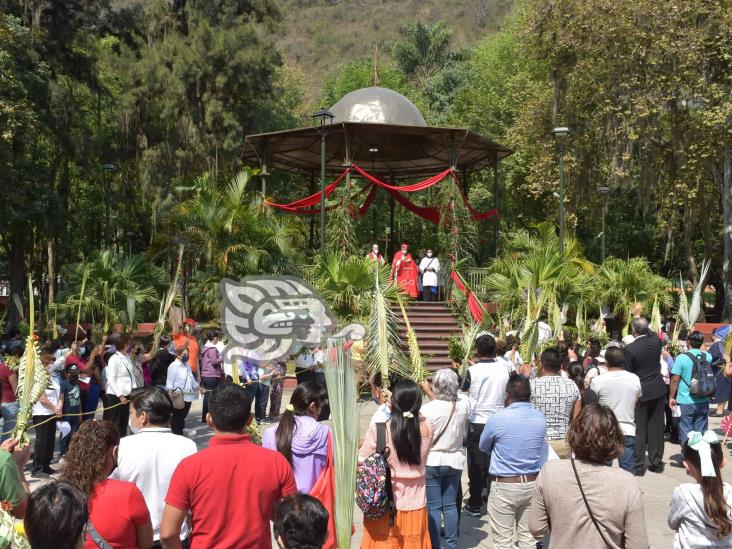 Obispo de Orizaba encabeza procesión por Domingo de Ramos