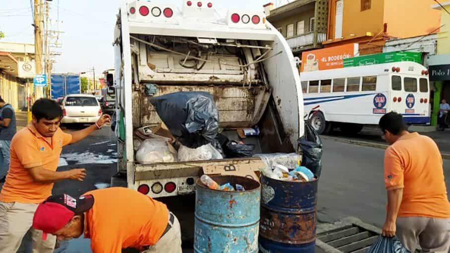 Sin descanso ni recurso extra para trabajadores de Limpia Pública en Veracruz