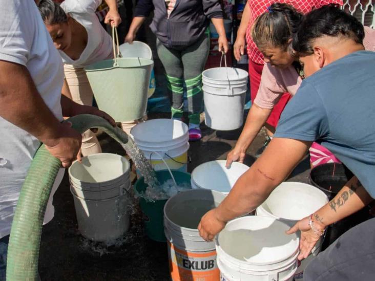 ¡Sin agua! Más de 50 colonias en Veracruz no tendrán el servicio este martes