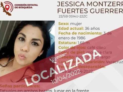 Hallan a mujer desaparecida en Veracruz