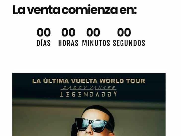 Reportan fallas en compra de boletos para Daddy Yankee en Guadalajara y Monterrey