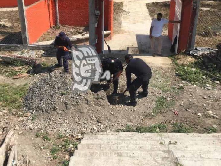 En zona de alto riesgo, alumnos en jardín de niños Totonacapan, en Coyutla