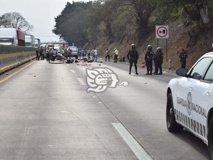 4 muertos y 4 heridos en accidente sobre la Veracruz- Córdoba