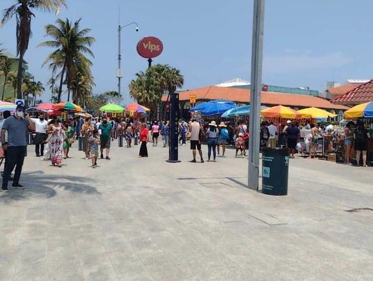 Playas de Veracruz, abarrotadas en viernes santo