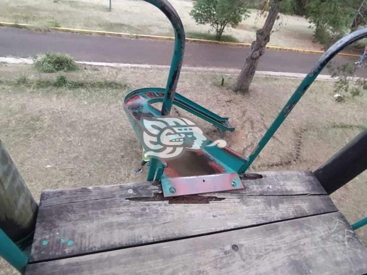 Parque La Loma en Xalapa, de ser disputado por autoridades a estar olvidado