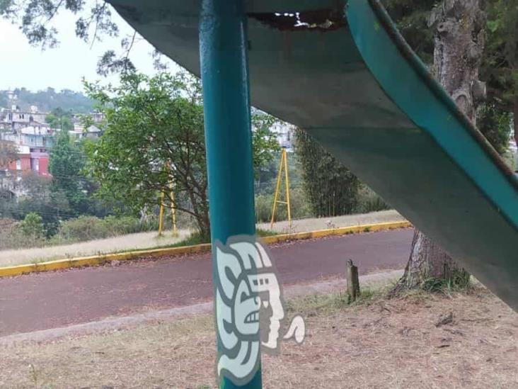 Parque La Loma en Xalapa, de ser disputado por autoridades a estar olvidado