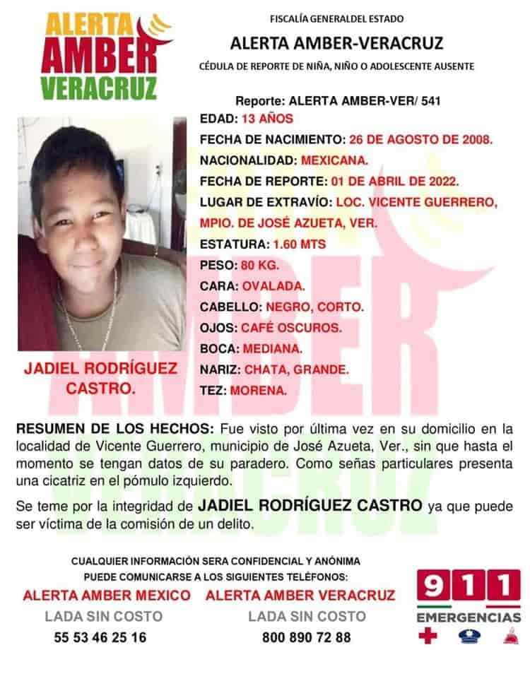 Van 14 menores desaparecidos en Veracruz