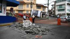 Inicia rehabilitación integral de la calle Sayago, en Xalapa