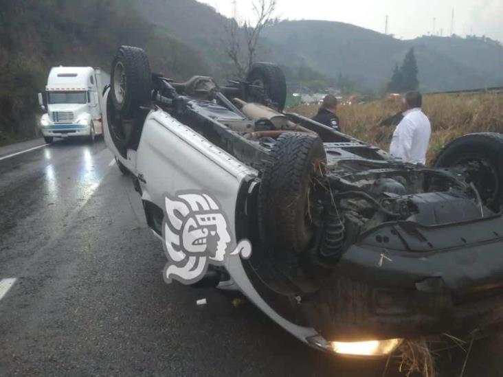 Carambola dejó a una mujer herida en la autopista Orizaba-Puebla