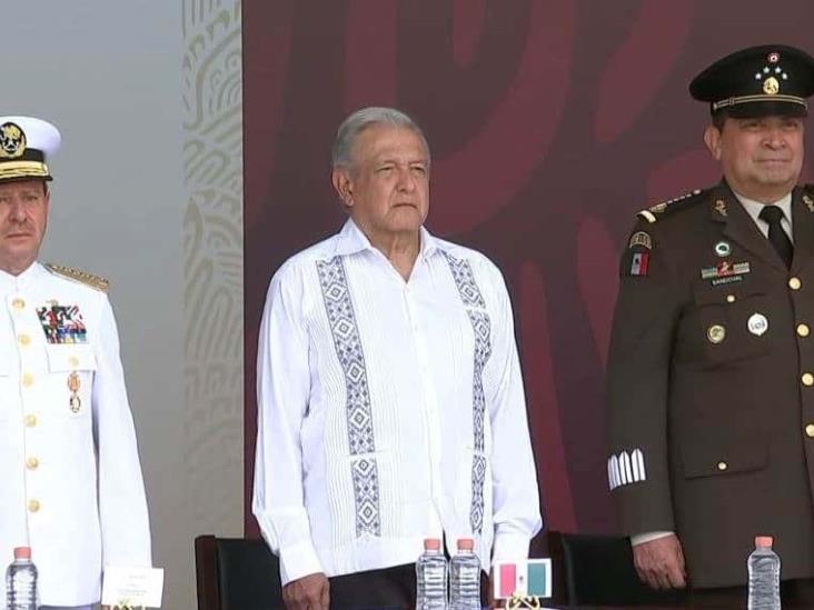 Encabeza AMLO conmemoración de 108 aniversario de la Defensa del Puerto de Veracruz