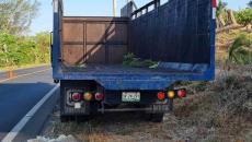 Camión cañero embiste a vehículo en carretera Alvarado-Lerdo de Tejada