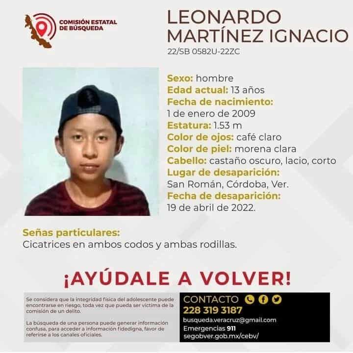 Dos menores, desaparecidos en zona centro de Veracruz; piden ayuda para localizarlos