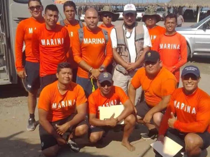 Se retiran marinos de playas y ríos de Úrsulo Galván