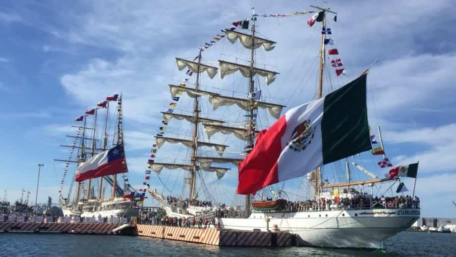 En este horario podrás recorrer los buques del Festival de Velas Veracruz 2022