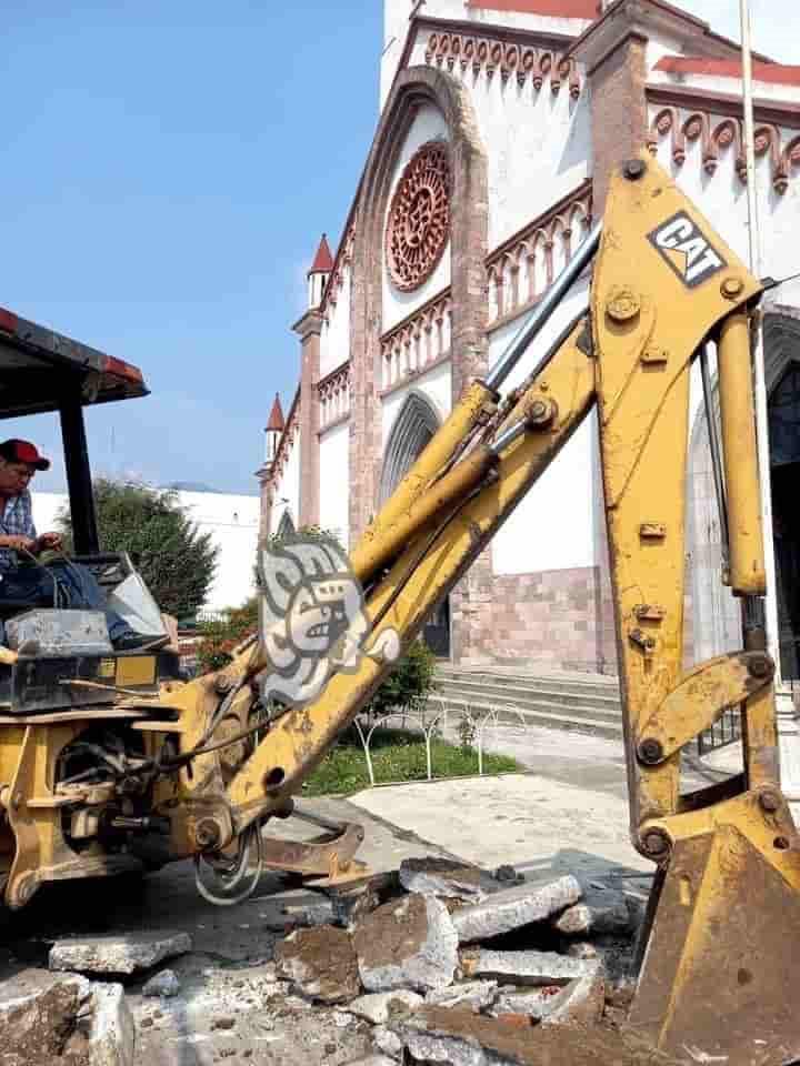 Arrancan rehabilitación de Parroquia del Sagrado Corazón de Jesús, en Río Blanco