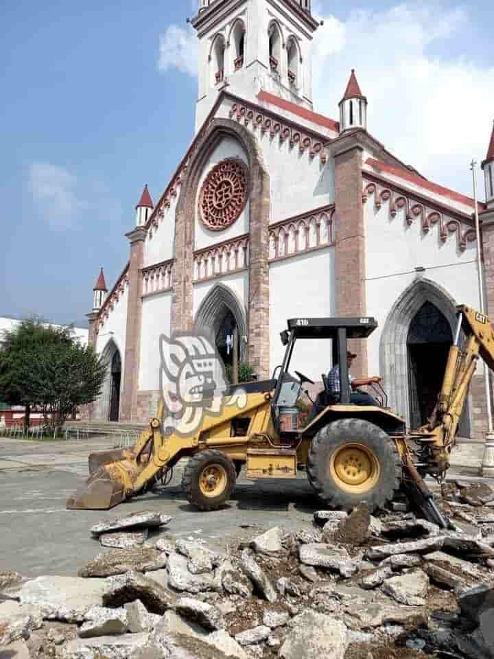 Arrancan rehabilitación de Parroquia del Sagrado Corazón de Jesús, en Río Blanco