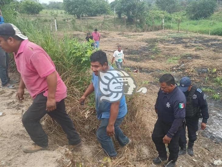 Intervienen policías en conflicto entre funcionarios y dueño de predio