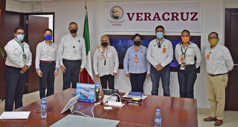 Representante del IMSS Veracruz Norte visita recinto portuario de Veracruz