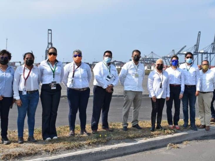 Representante del IMSS Veracruz Norte visita recinto portuario de Veracruz