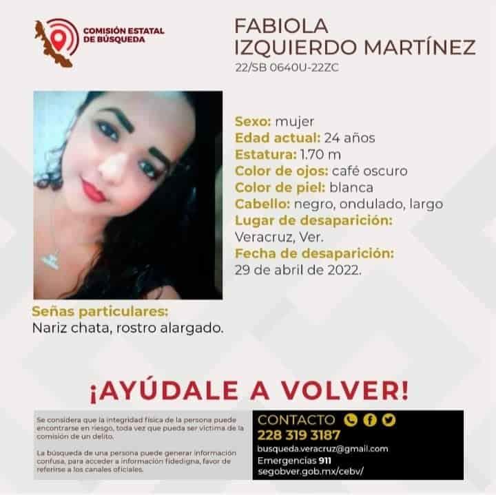 Desaparece mujer en el puerto de Veracruz