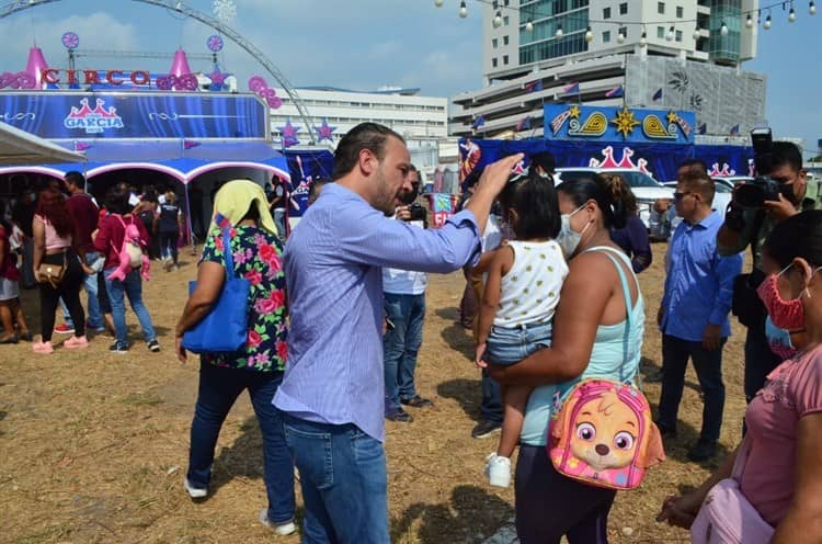 Boca del Río festeja el Día del Niño con función de circo