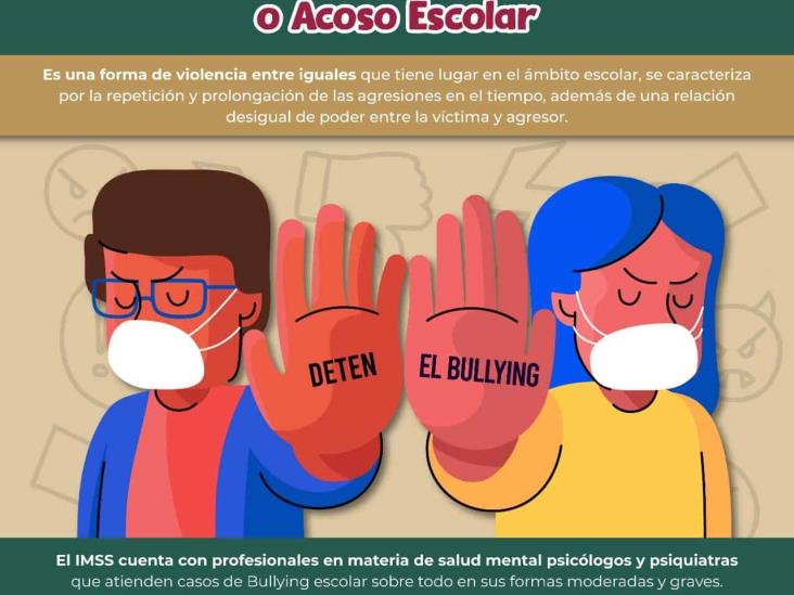 Bullying afecta salud mental de la víctima: IMSS Veracruz Sur