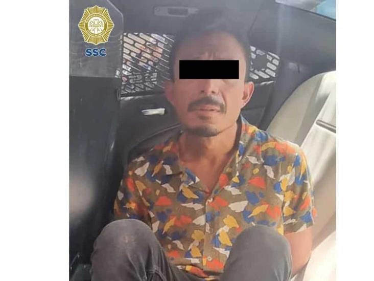 Detienen a sujeto que presuntamente agredió a un menor en una taquería de la CDMX