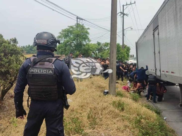 Aseguran a cerca de 300 migrantes centroamericanos en Córdoba