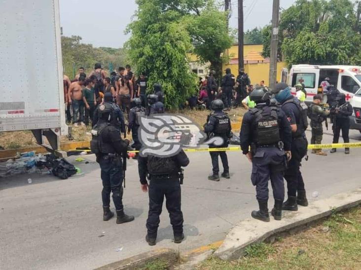 Aseguran a cerca de 300 migrantes centroamericanos en Córdoba