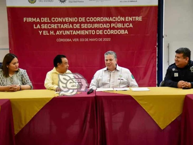 Para reducir índices delictivos, firma ayuntamiento de Córdoba convenio con SSP