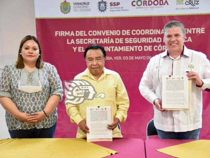 Para reducir índices delictivos, firma ayuntamiento de Córdoba convenio con SSP