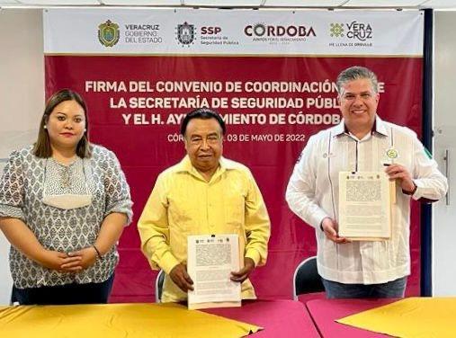 Firman SSP-Ayuntamiento de Córdoba convenio para implementación del Mando Único