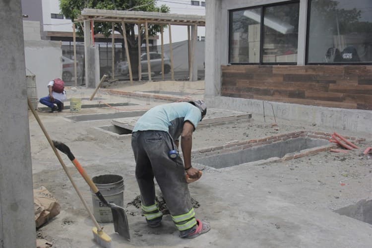 Trabajadores de la construcción en Veracruz celebraron el Día de la Santa Cruz