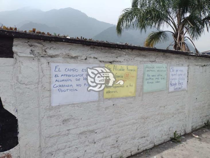 Temor en escuela de Río Blanco por posible despojo del ayuntamiento