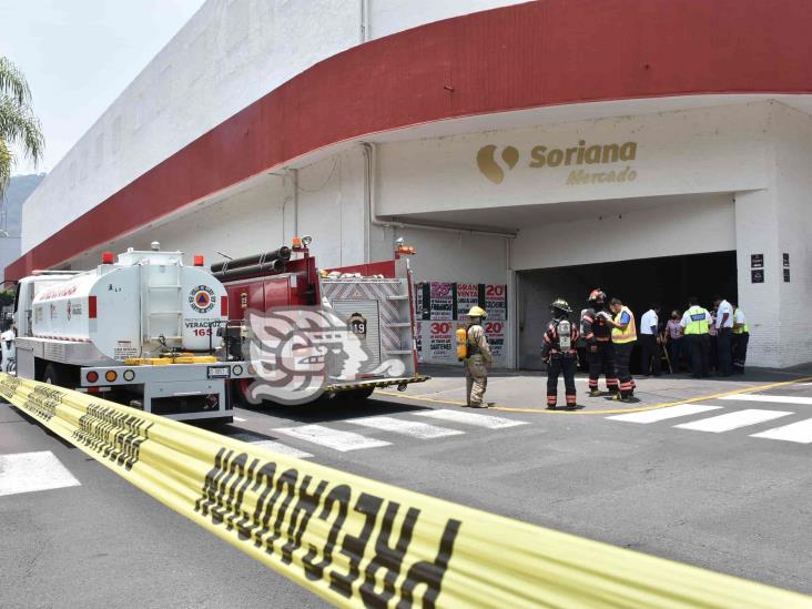 Alarma por conato de incendio en supermercado de Orizaba