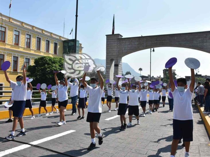 Con desfile, recuerdan en Orizaba 160 años de la Batalla de Puebla