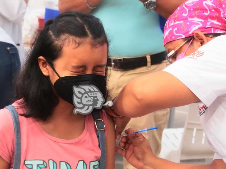 ¡La última! Mañana concluye la vacunación a sector de 12 a 14 años en Veracruz