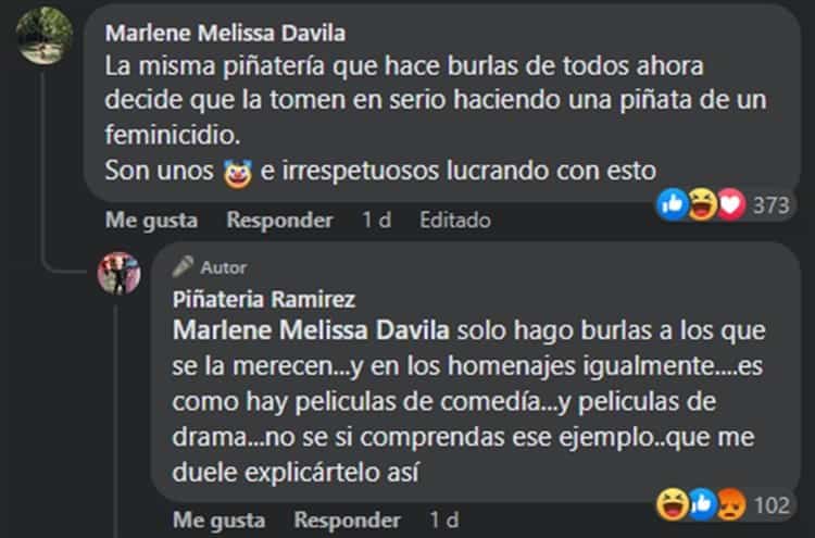 Tunden a piñatería Ramírez por hacer piñata de Debanhi Escobar