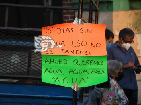 En Xalapa, amagan con cerrar Lázaro Cárdenas por falta de agua