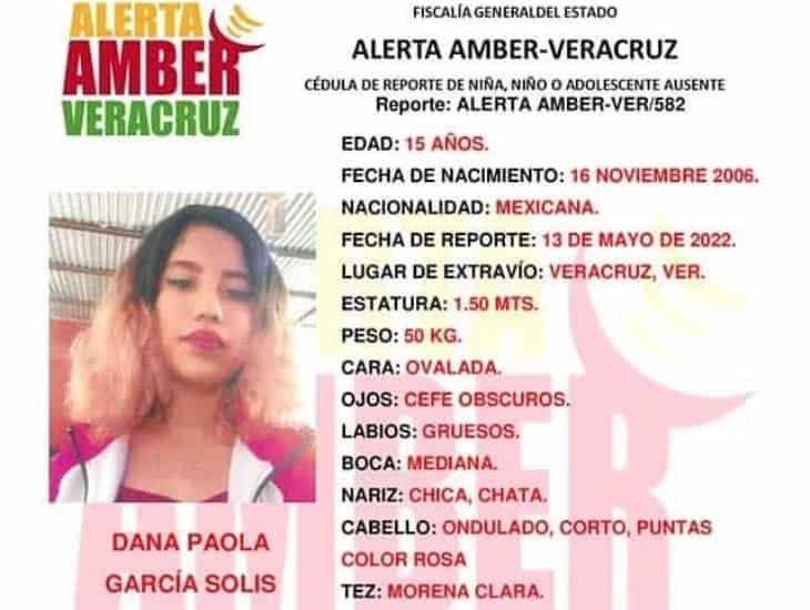 Activan Alerta Amber para localizar a menor que desapareció en Veracruz