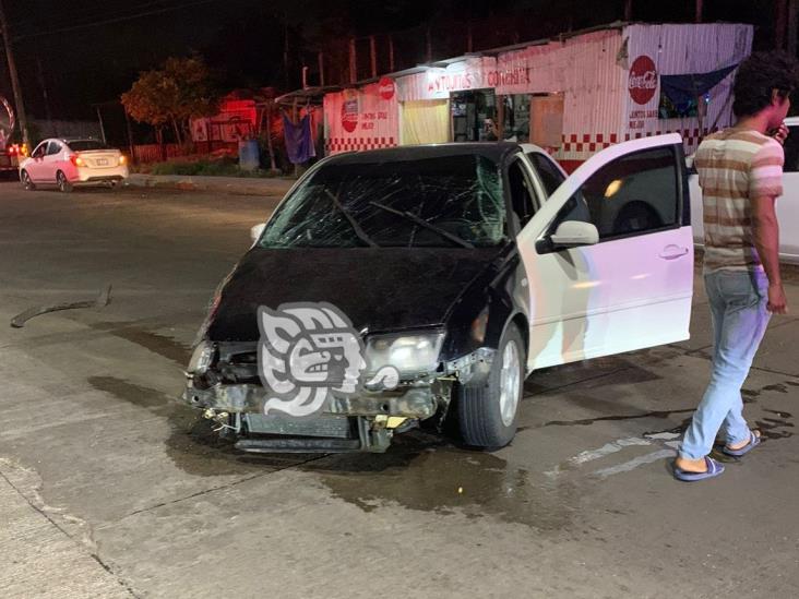 Cuatro heridos por fuerte accidente en la parada de “Chicozapote”