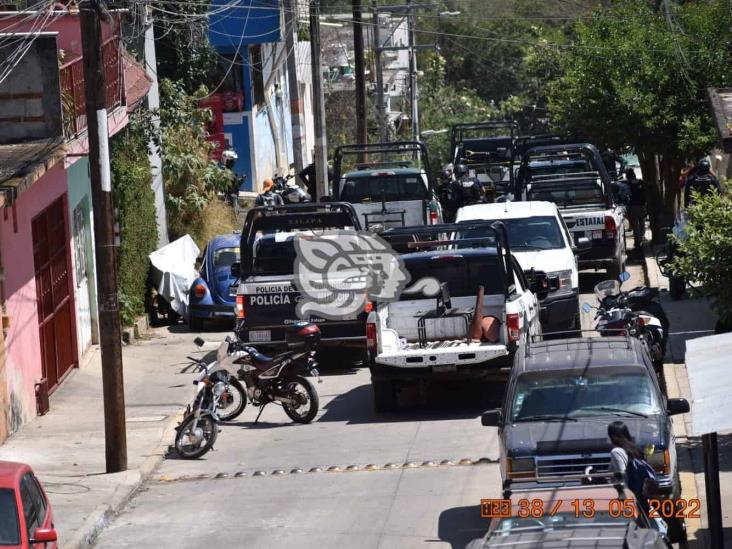 Fuerte movilización policiaca a las afueras de Xalapa; al menos 6 detenidos