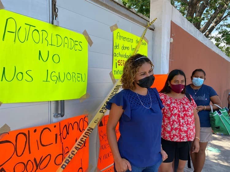 Domo de kinder de Veracruz, un riesgo para los alumnos