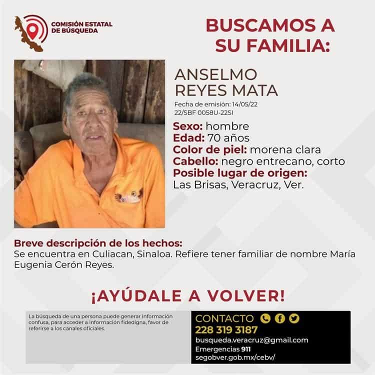 Hombre busca a sus familiares, afirma que es del puerto de Veracruz