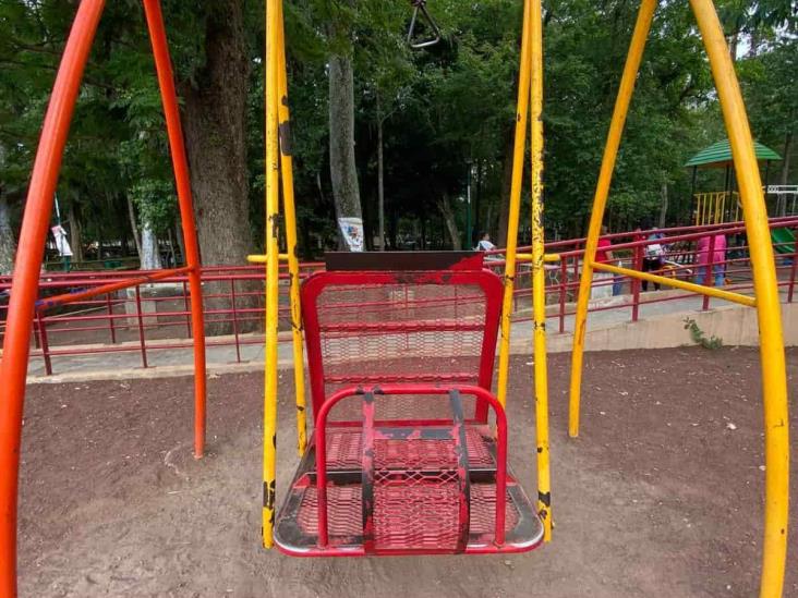 ¿Dónde jugarán los niños; autoridades descuidan parques de Xalapa