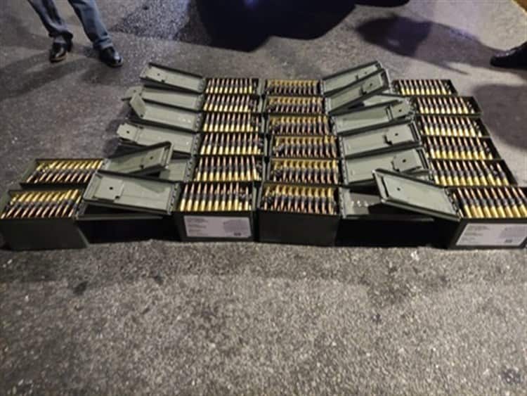 Decomisan cartuchos de arma en las Aduanas de Ciudad Juárez y Piedras Negras