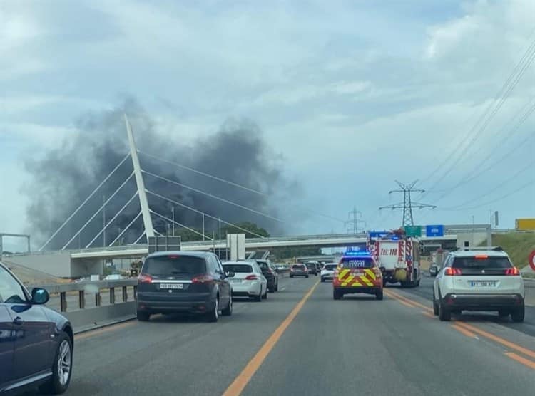 Explosión e incendio cerca del aeropuerto de Ginebra, Suiza