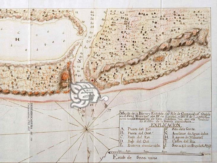 Trazado por los recuerdos Coatza fue plasmado en mapas desde el Siglo XVI