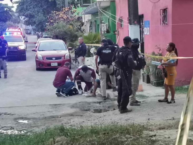 Balearon a hombre en la colonia Guadalupe Tepeyac en Nanchital